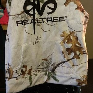 Realtree white camo hoodie